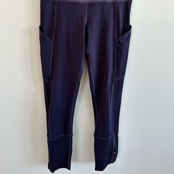 NEW Lululemon purple 34” leggings - Picture 2 of 11